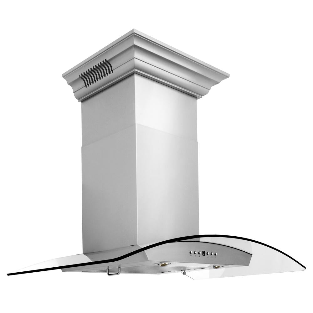 ZLINE CrownSound 30-inch range hood in stainless steel KZCRN-BT-30