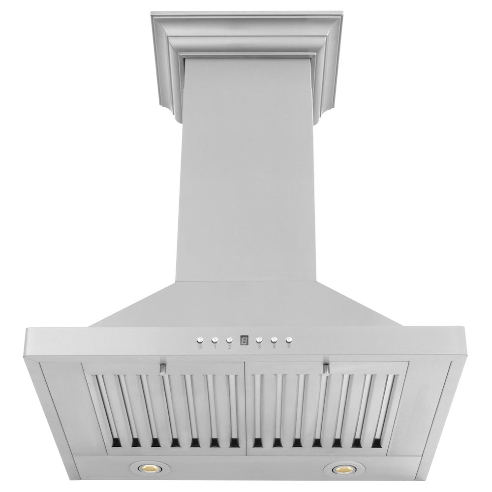 ZLINE Convertible Vent 24-inch range hood in stainless steel KBCRN-24, front view