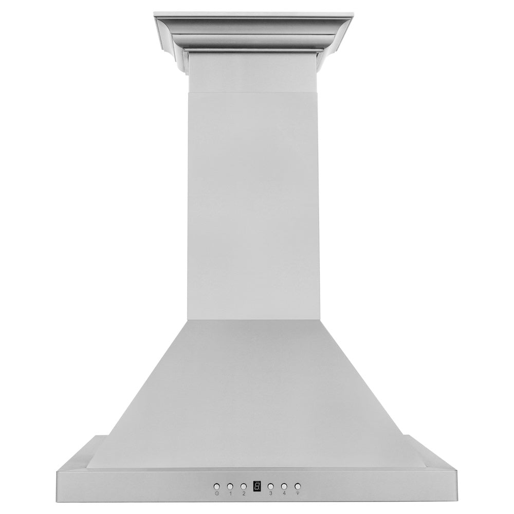 ZLINE Convertible Vent 24-inch range hood in stainless steel KBCRN-24, front view