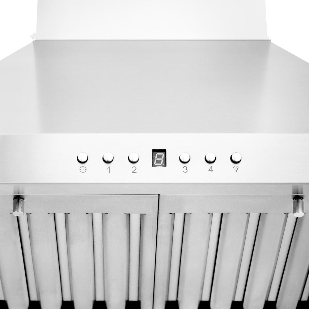 ZLINE Convertible Vent 24-inch range hood in stainless steel KBCRN-24, detail