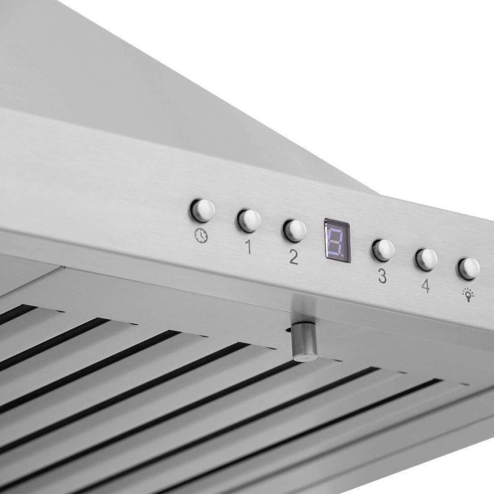 ZLINE Convertible Vent 48-inch range hood in stainless steel KBCRN-48, detail
