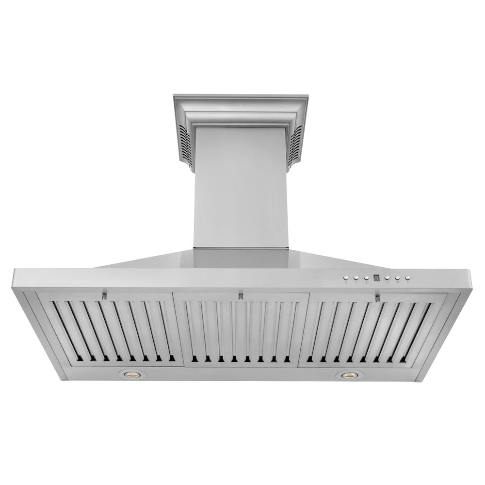 ZLINE CrownSound 36-inch range hood in stainless steel KBCRN-BT-36, front view