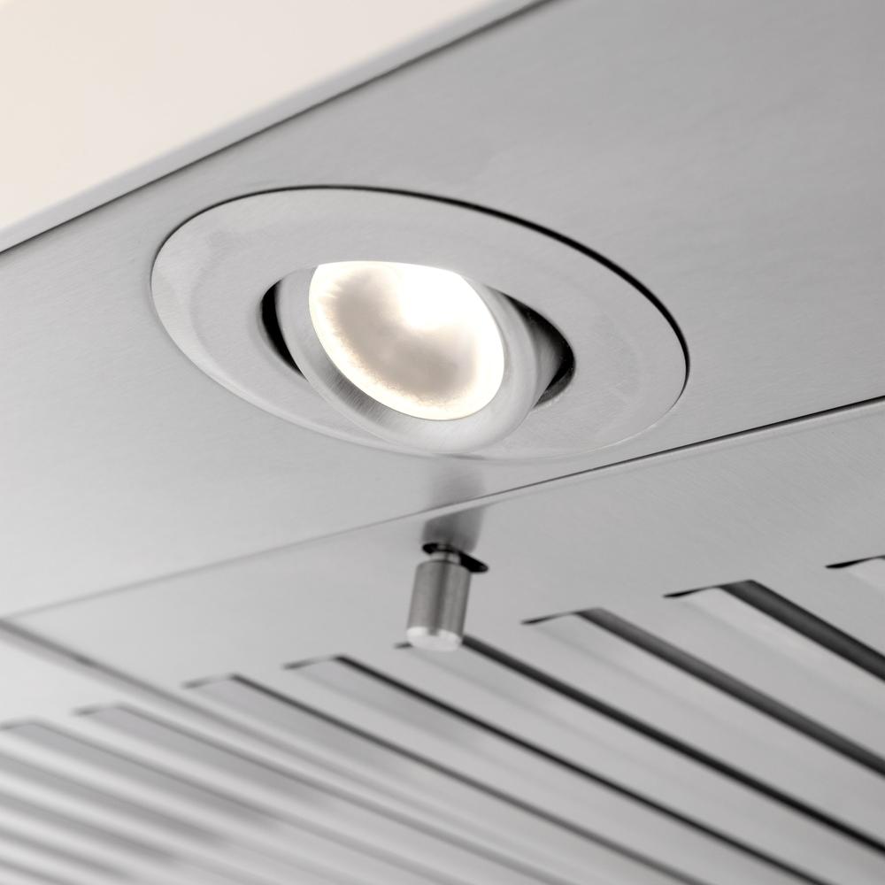 ZLINE Wooden 36-inch range hood in cottage white KPTT-36, detail