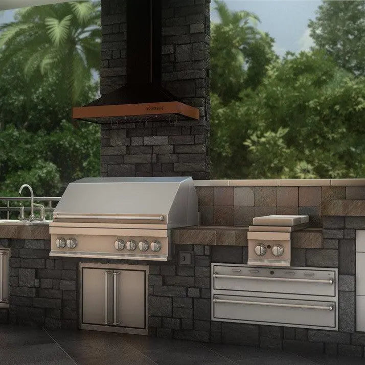 ZLINE Designer 36-inch range hood in oil-rubbed bronze KB2-BCXXX-36, view 2