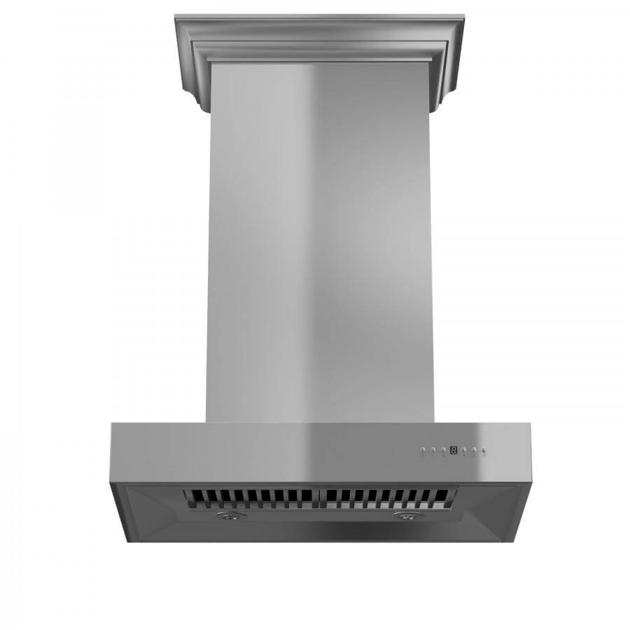 ZLINE Professional 30-inch range hood in stainless steel KECOMCRN-30, view 6