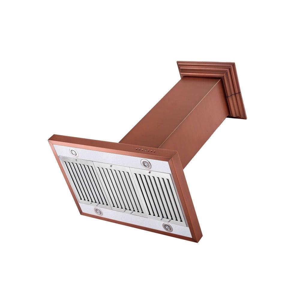 ZLINE Designer 36-inch range hood in copper 8KL3IC-36, view 7