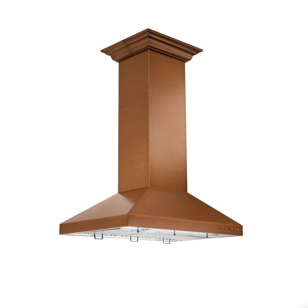 ZLINE Designer 36-inch range hood in copper 8KL3IC-36, view 5