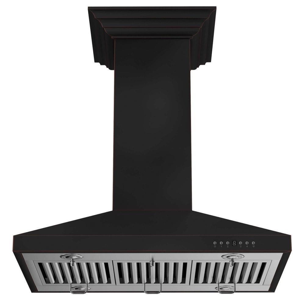 ZLINE Designer 36-inch range hood in oil-rubbed bronze 8KL3IB-36, view 5