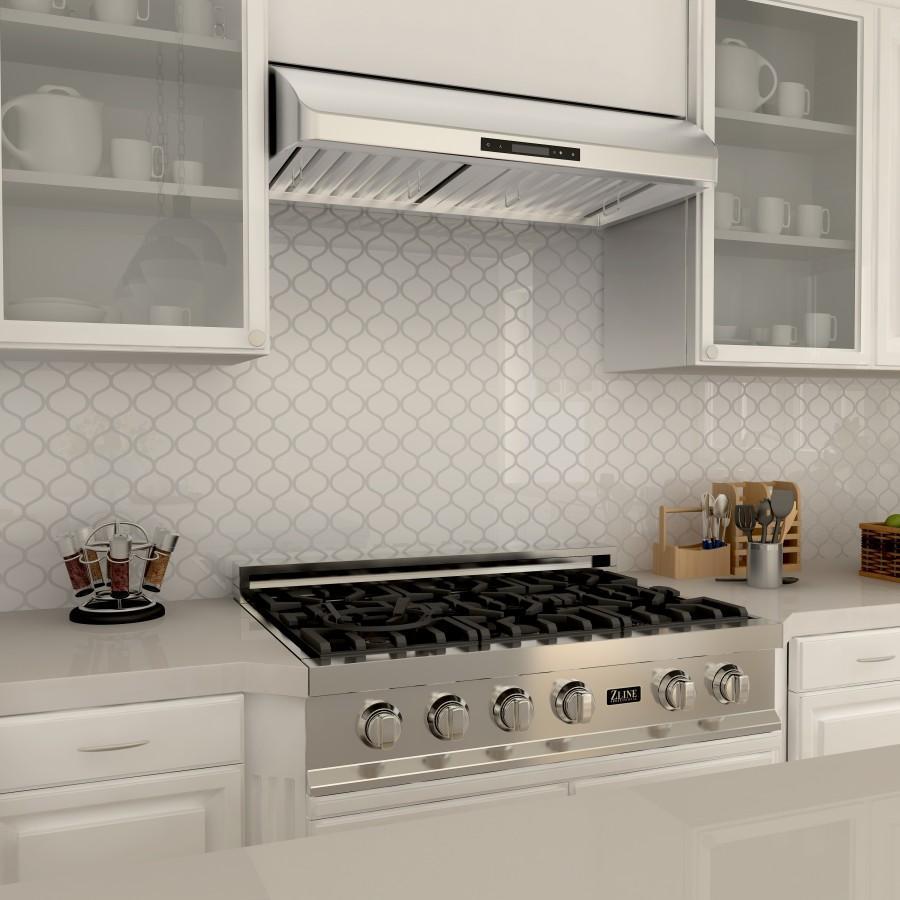 ZLINE 36-inch range hood in stainless steel 621-36, view 2