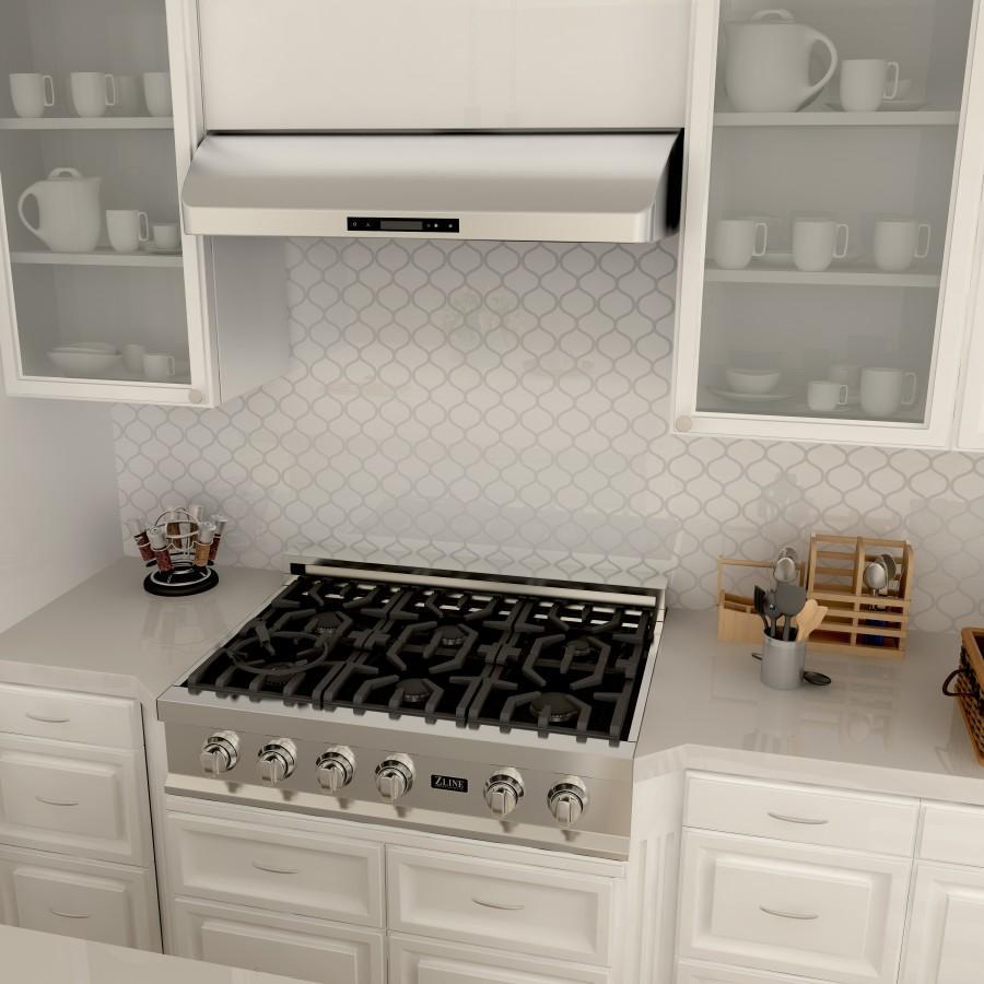 ZLINE 30-inch range hood in stainless steel 621-30, view 7