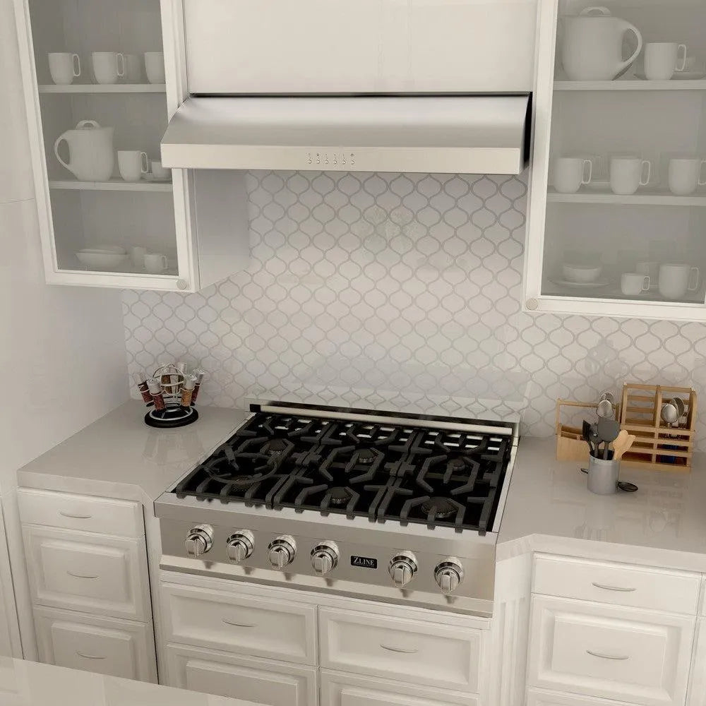 ZLINE 30-inch range hood in stainless steel 627-30, view 2