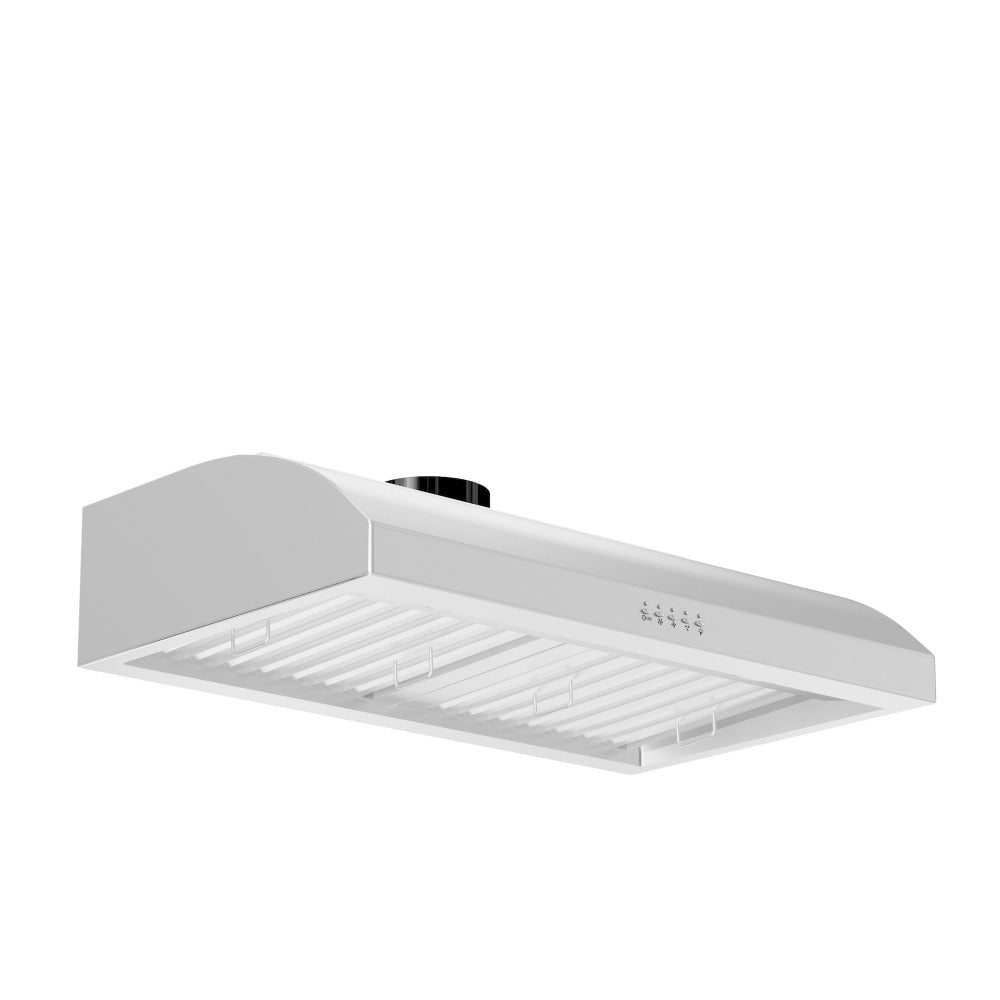 ZLINE 30-inch range hood in stainless steel 627-30, view 4