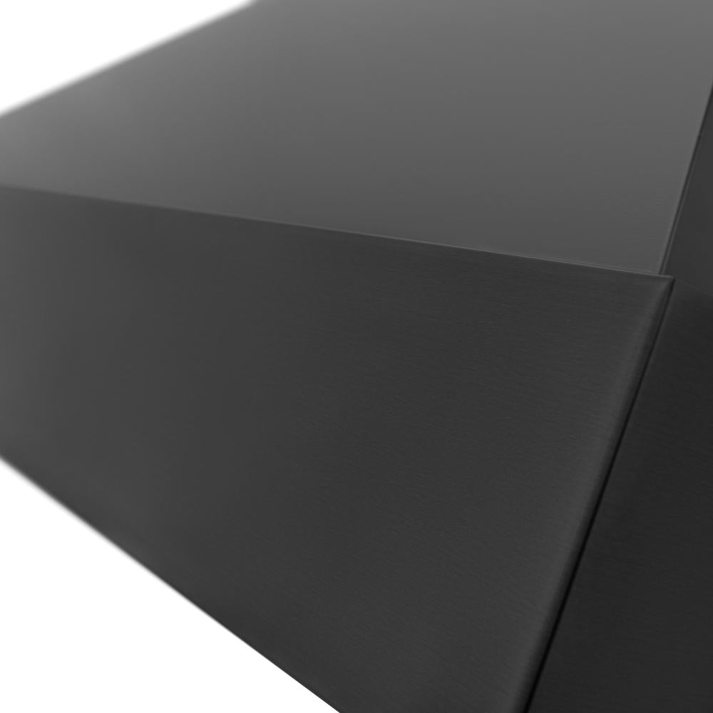 ZLINE 36-inch range hood in black stainless steel BS655N-36, detail