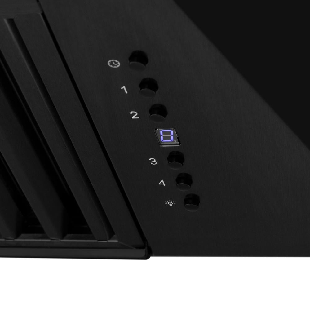 ZLINE Convertible Vent 30-inch range hood in black stainless steel BS655N-30, view 5