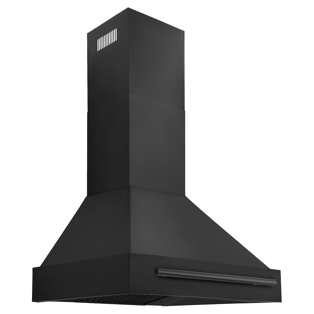 ZLINE 30-inch range hood in black stainless steel BS655-30-BS