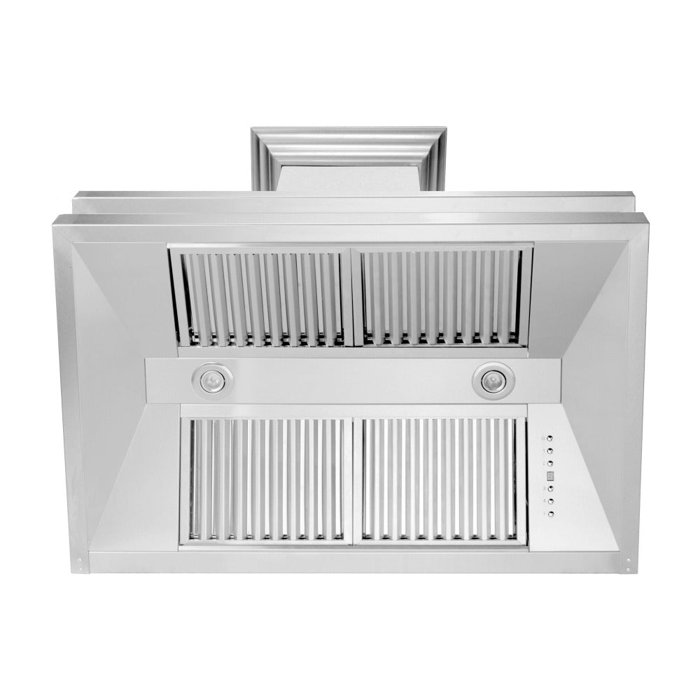 ZLINE Designer 36-inch range hood in satin stainless steel 8656S-36, view 6