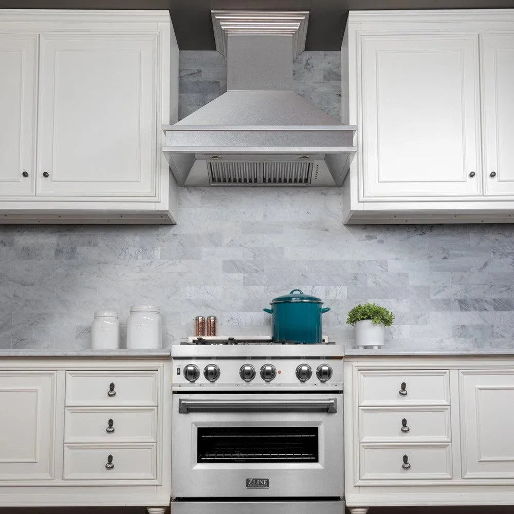 ZLINE Designer 30-inch range hood in satin stainless steel 8656S-30, view 7
