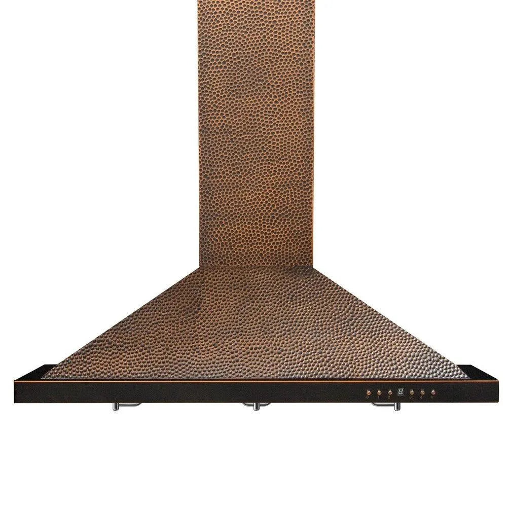 ZLINE Designer 36-inch range hood in hand-hammered copper 8KBH-36, view 5