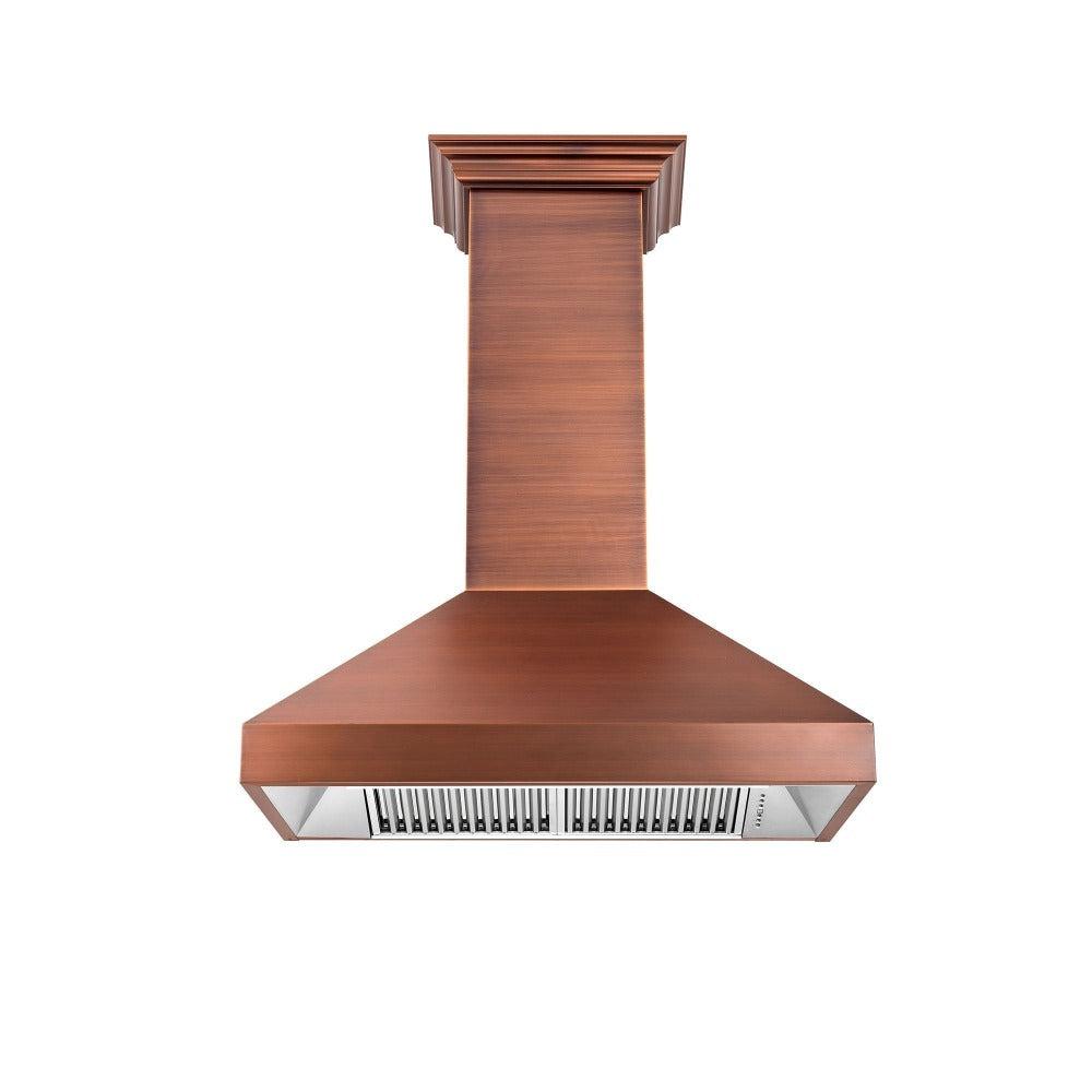 ZLINE Designer 30-inch range hood in copper 8667C-30, view 7