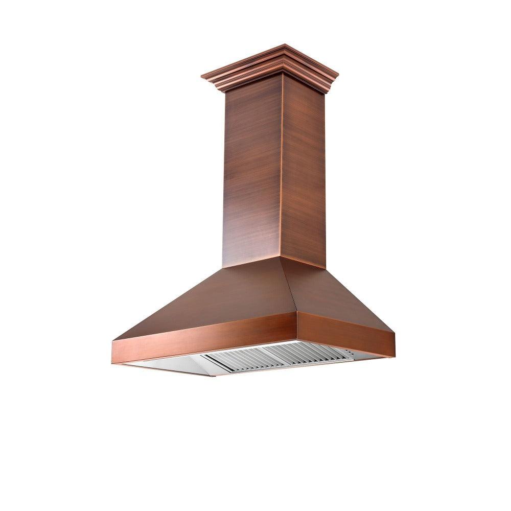 ZLINE Designer 30-inch range hood in copper 8667C-30