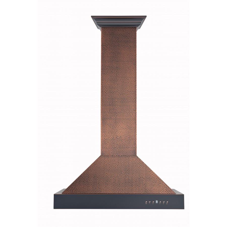 ZLINE Designer 36-inch range hood in hand-hammered copper KB2-HBXXX-36, view 5