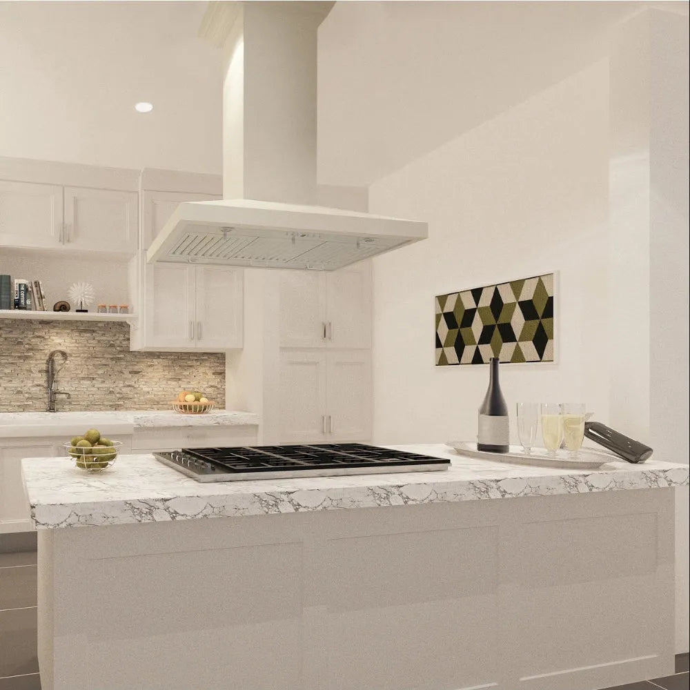 ZLINE Convertible Vent 36-inch range hood in cottage white KBITT-36, view 5
