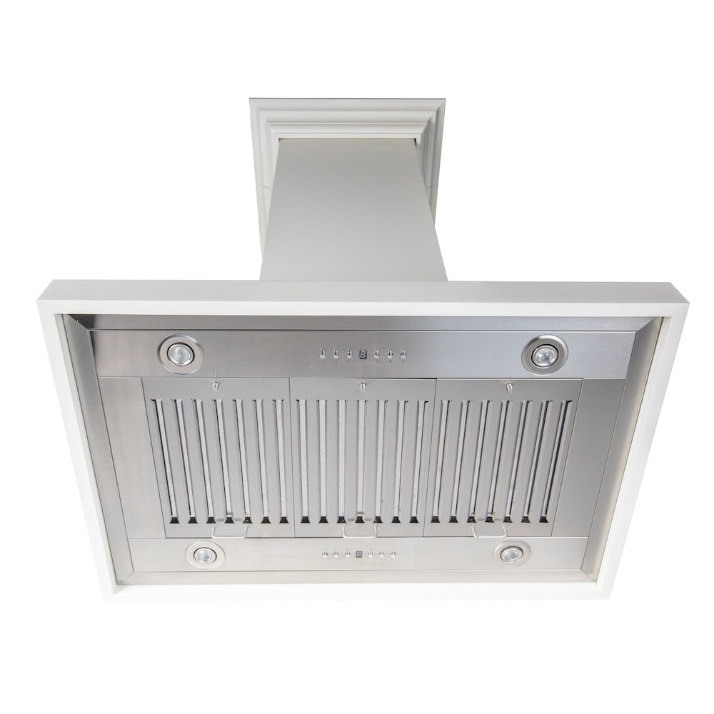 ZLINE Convertible Vent 36-inch range hood in cottage white KBITT-36, view 4