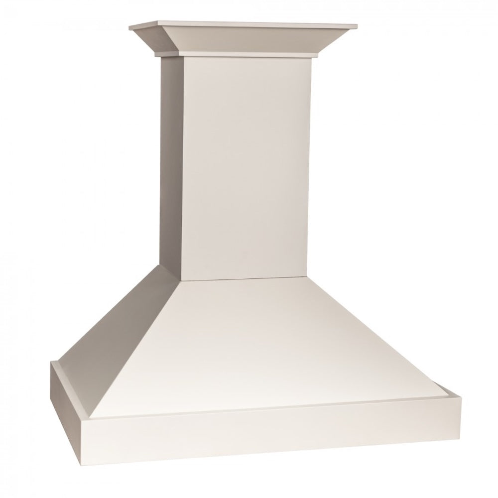 ZLINE Wooden 30-inch range hood in cottage white KBTT-30