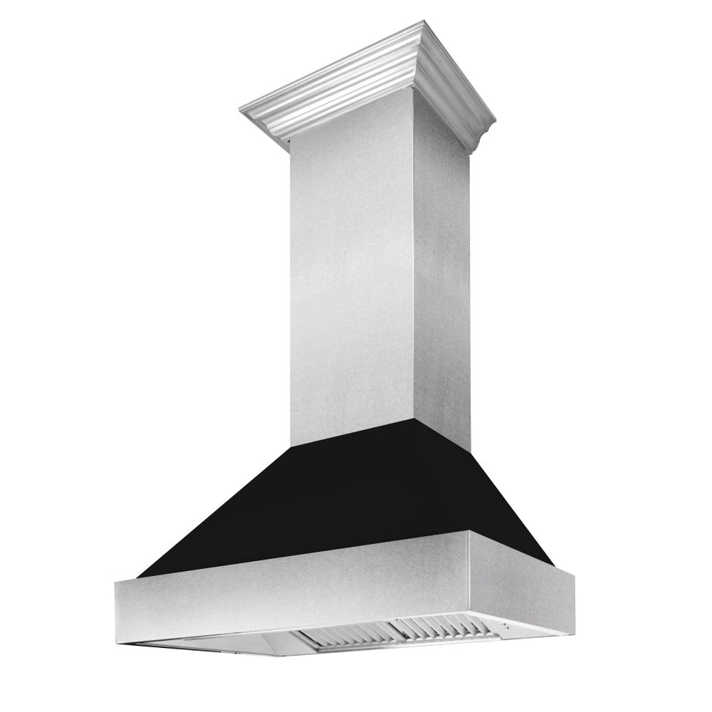 ZLINE 30-inch range hood in satin stainless steel 8654BLM-30