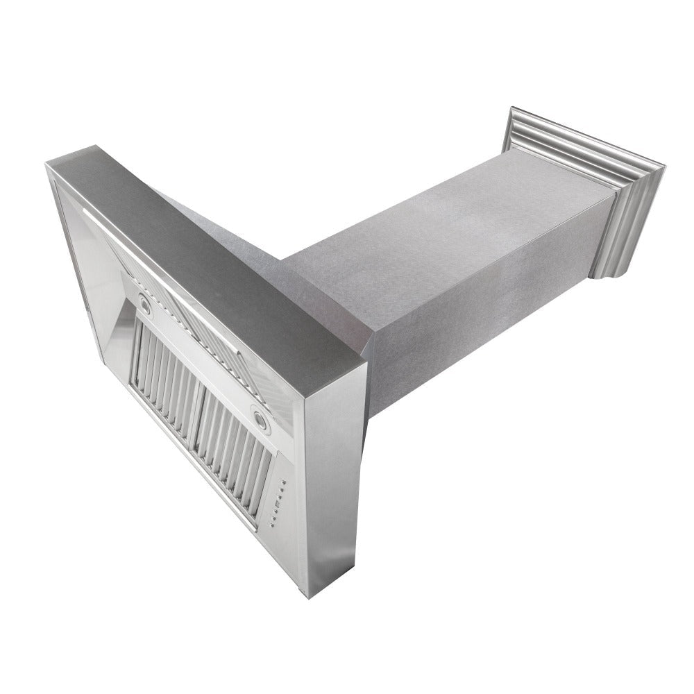 ZLINE 36-inch range hood in satin stainless steel 8654SN-36, view 5