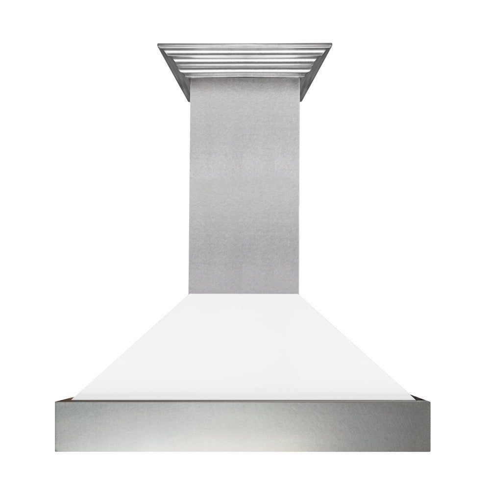 ZLINE 30-inch range hood in satin stainless steel 8654WM-30, view 4