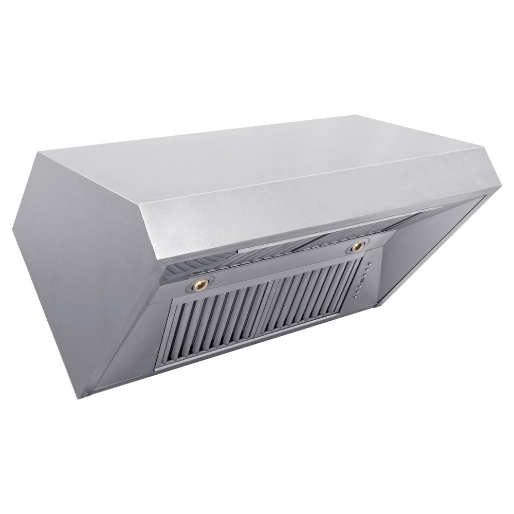 ZLINE Convertible Vent 30-inch range hood in satin stainless steel 8685S-30, view 4