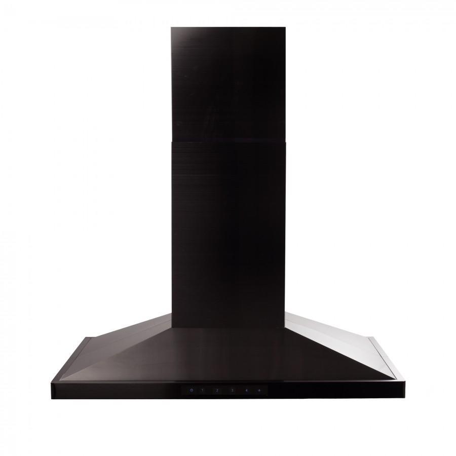 ZLINE Convertible Vent 36-inch range hood in black stainless steel BSGL2IN-36, view 3