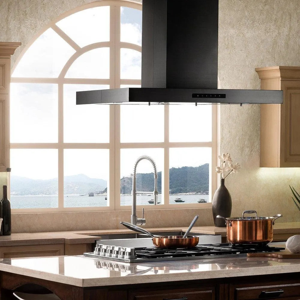 ZLINE 30-inch range hood in black stainless steel BSKE2IN-30, view 2