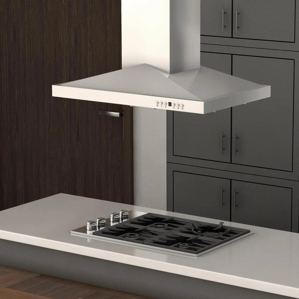 ZLINE Convertible Vent 30-inch range hood in stainless steel GL1I-30, view 2