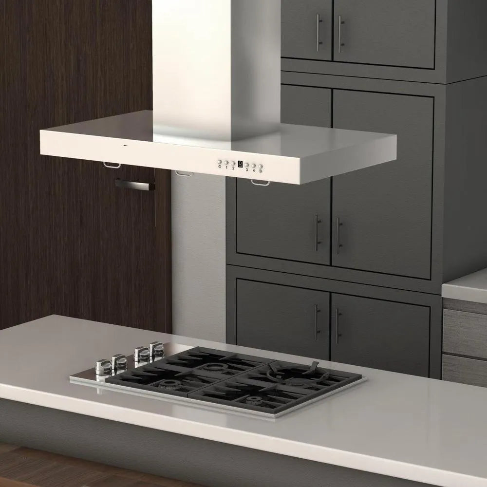 ZLINE Convertible Vent 42-inch range hood in stainless steel KE2I-42, view 2