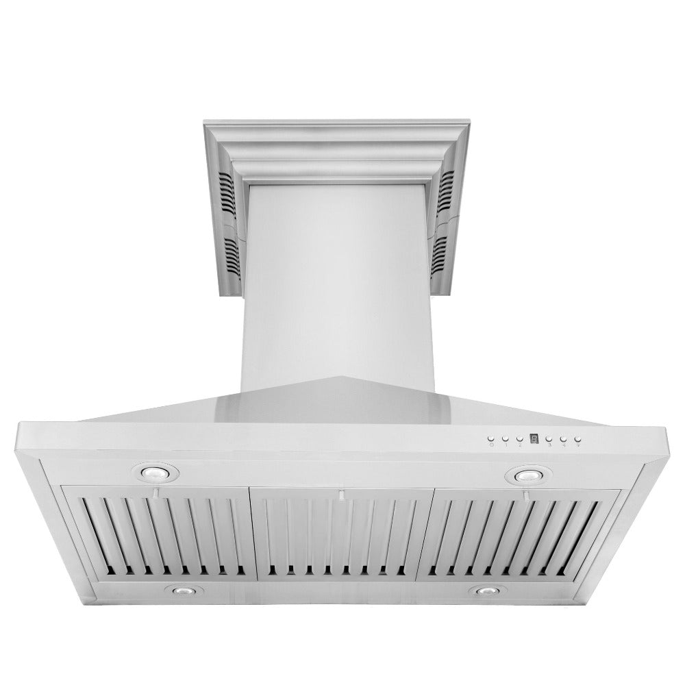 ZLINE CrownSound 36-inch range hood in stainless steel GL1ICRN-BT-36, view 5