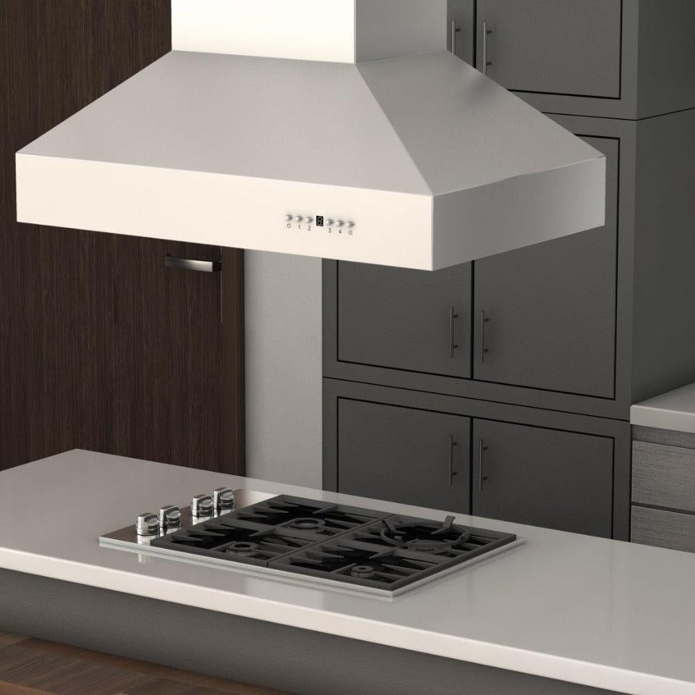 ZLINE Outdoor 48-inch range hood in stainless steel 697I-304-48, view 2