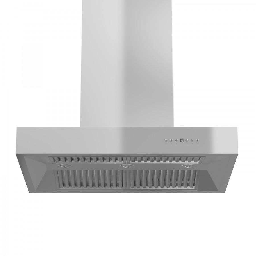 ZLINE Professional 48-inch range hood in stainless steel KECOMI-48, view 3