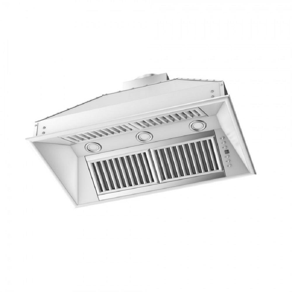 ZLINE 34-inch range hood in stainless steel 721I-34, view 3