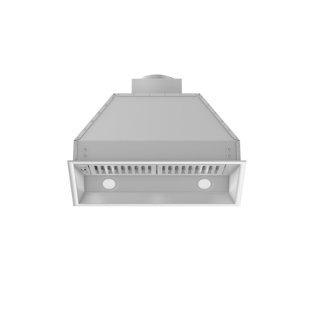 ZLINE Outdoor 28-inch range hood in stainless steel 695-304-28, view 4