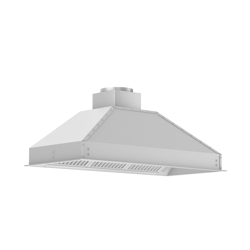 ZLINE Outdoor 46-inch range hood in stainless steel 721-304-46, side view