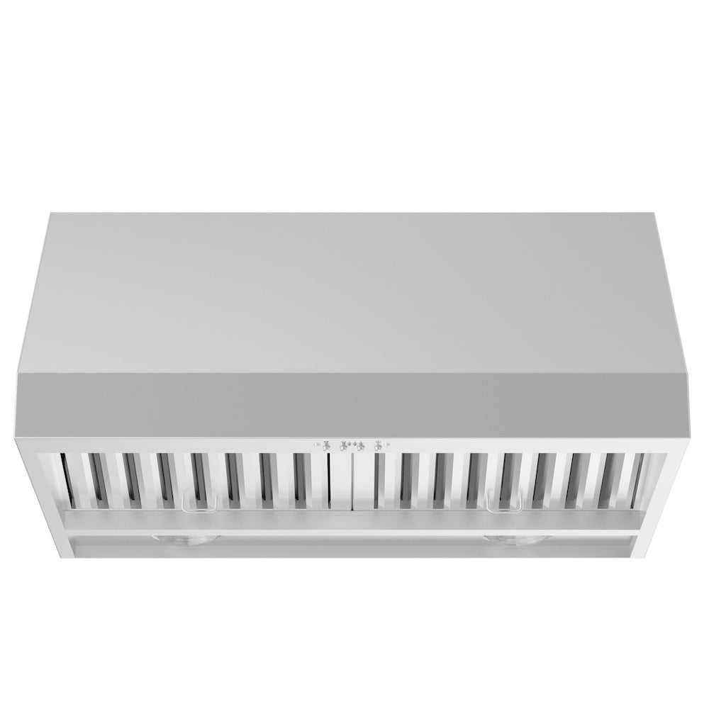 ZLINE Convertible Vent 30-inch range hood in stainless steel 523-30, view 3