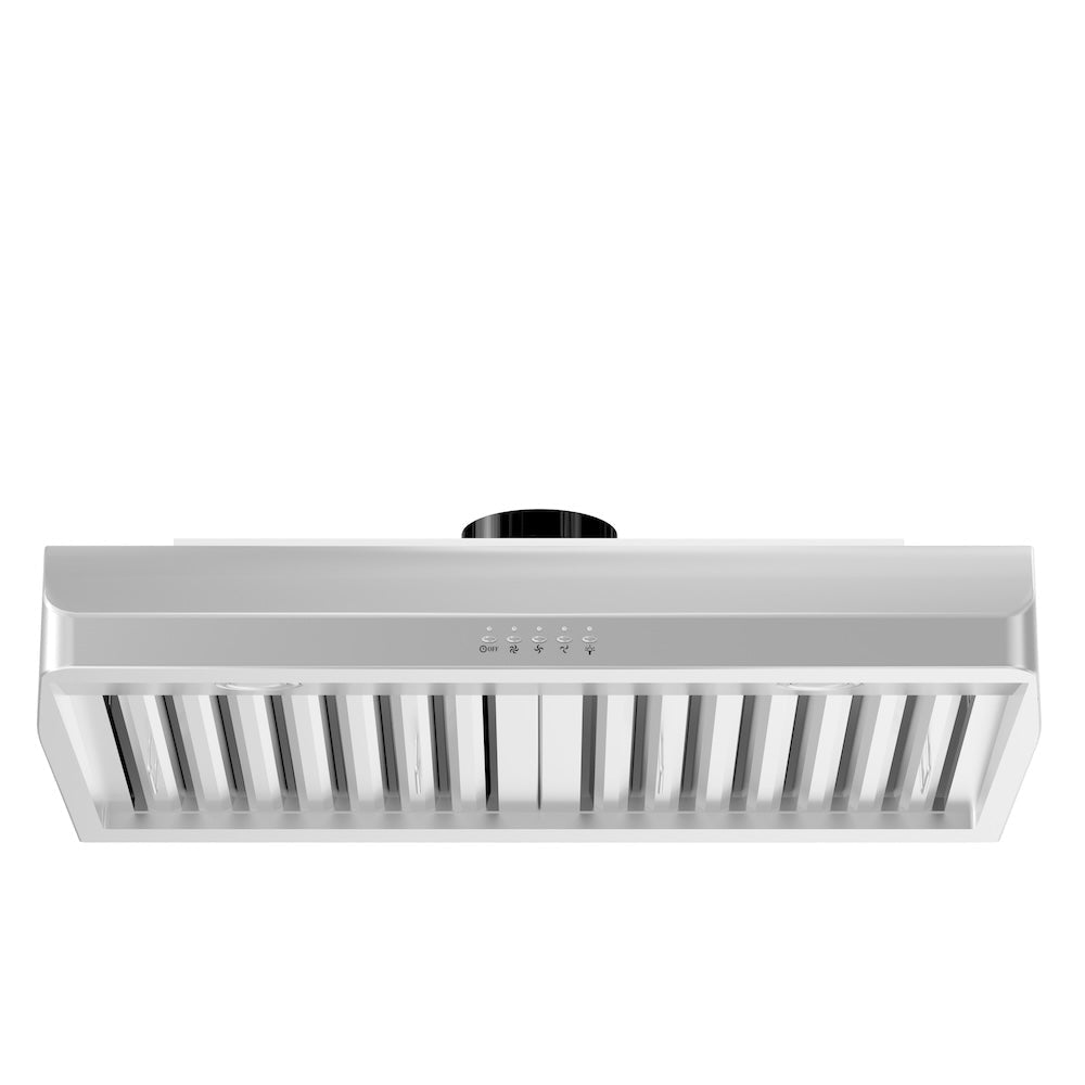 ZLINE 30-inch range hood in stainless steel 625-30, view 3