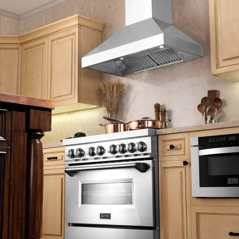 ZLINE Professional 30-inch range hood in stainless steel 597CRN-30, view 2