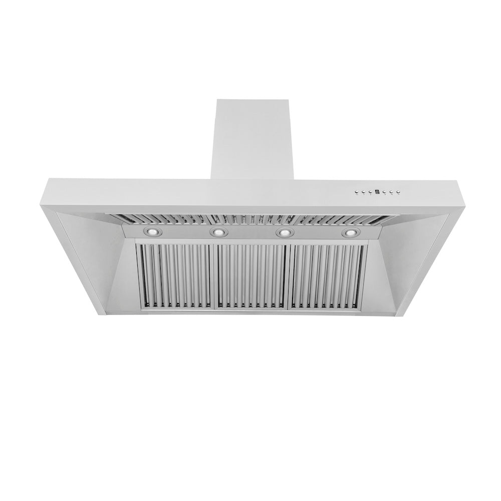 ZLINE Remote Blower 48-inch range hood in stainless steel 697-RD-48, front view