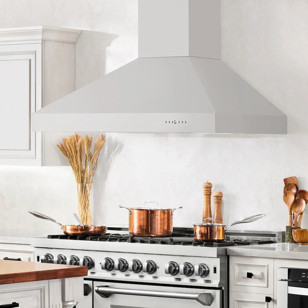 ZLINE Remote Blower 48-inch range hood in stainless steel 697-RD-48, view 2