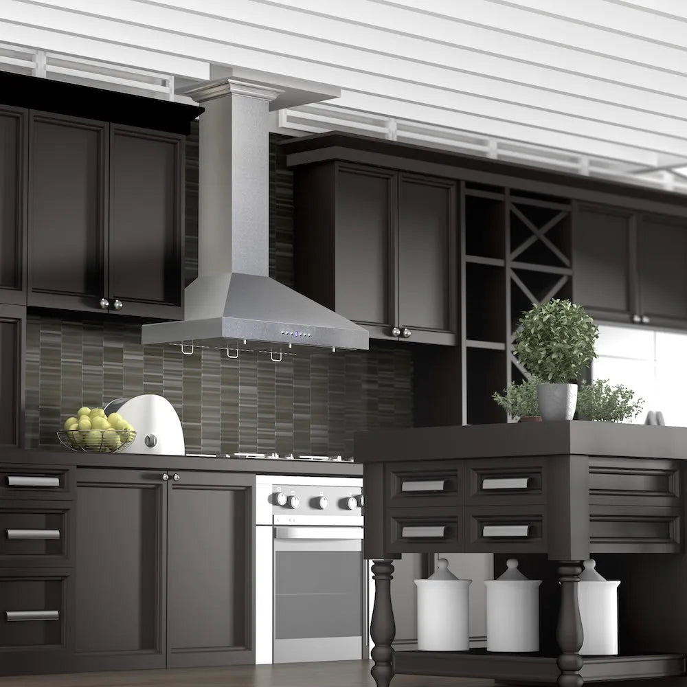 ZLINE Convertible Vent 30-inch range hood in satin stainless steel 8KL3S-30, view 7