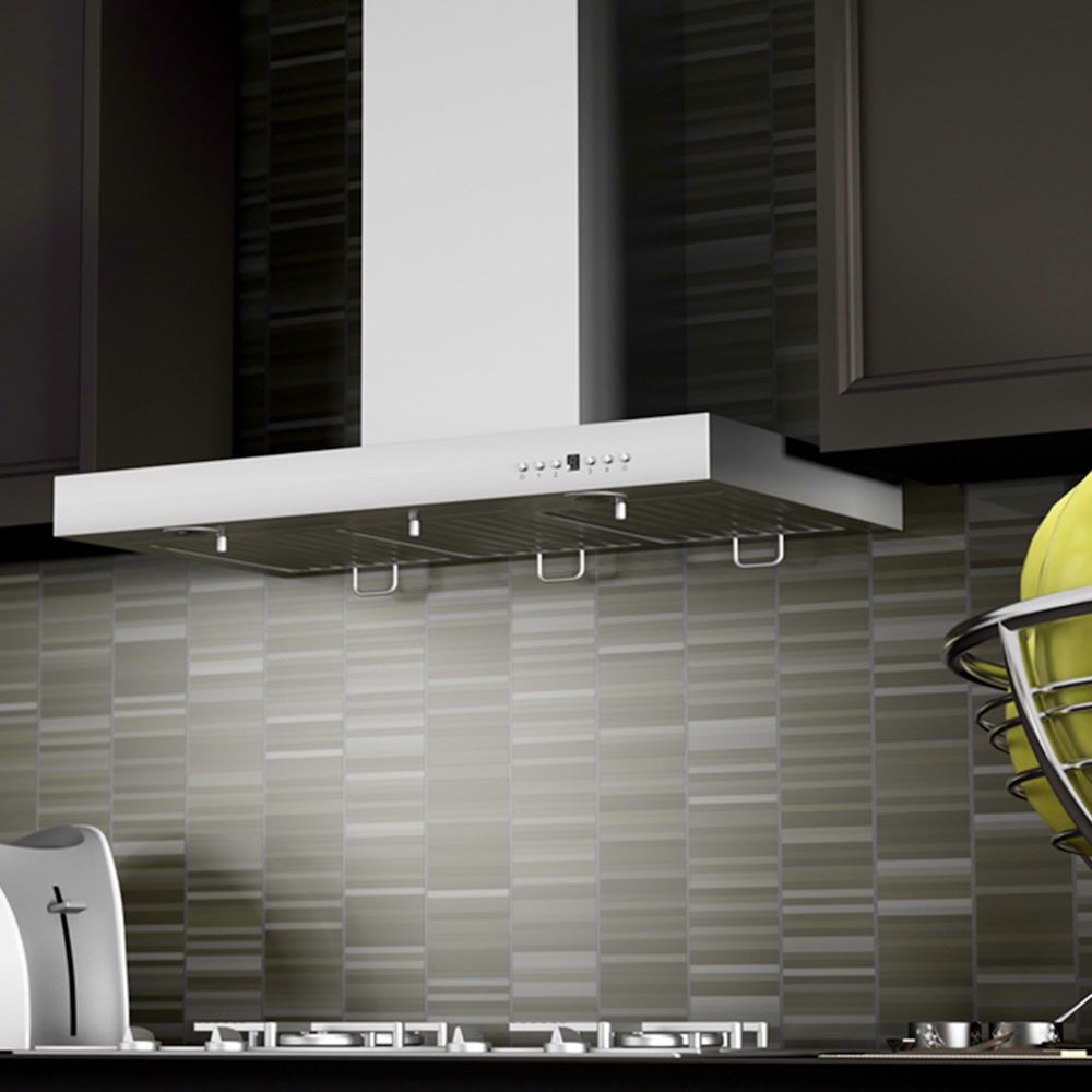 ZLINE Convertible Vent 36-inch range hood in stainless steel KECRN-36, detail