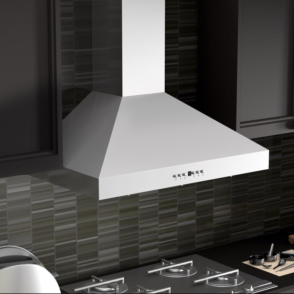 ZLINE Convertible Vent 36-inch range hood in stainless steel KL3CRN-36, detail